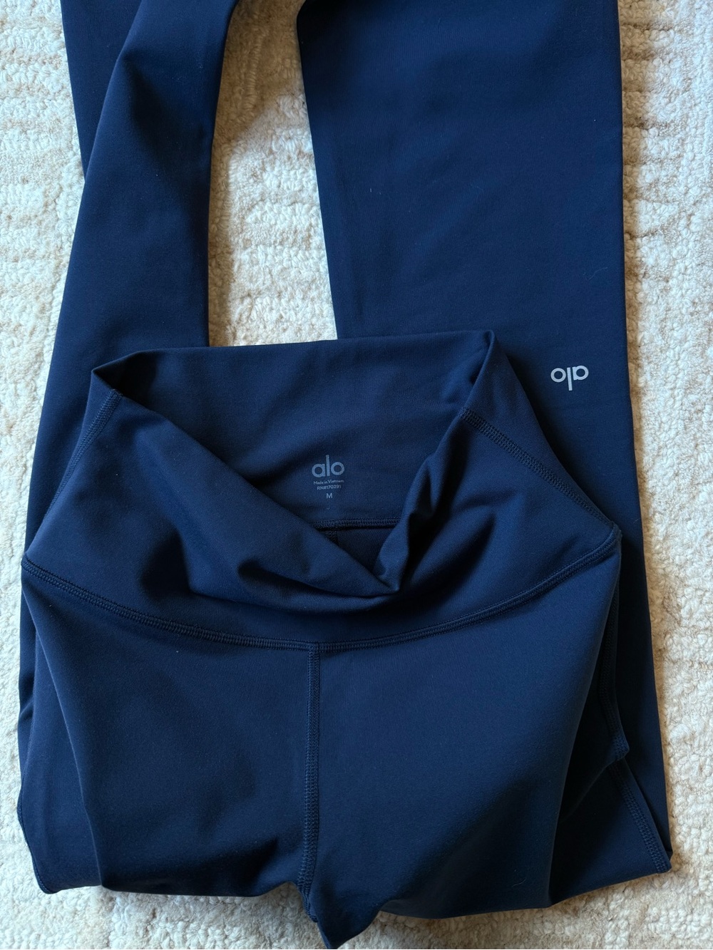 ALO Yoga Navy High-Rise Leggings